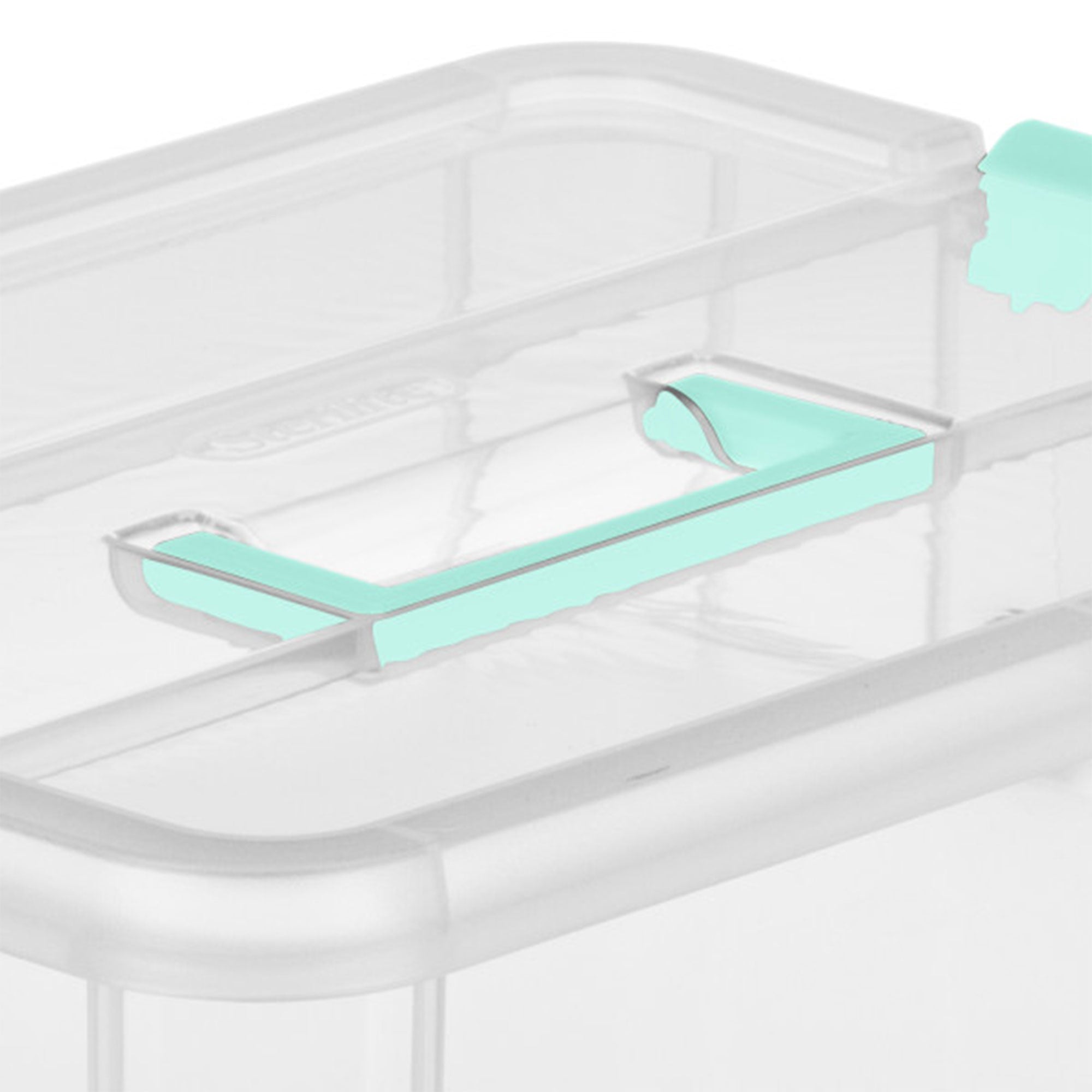 Sterilite Stack and Carry 2 Layer Handle Box Stackable Storage Container, 4 Pack - VMInnovations