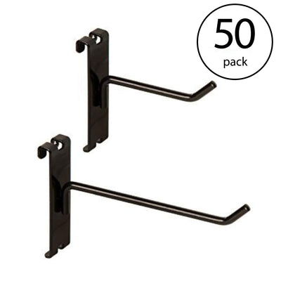 Only Garment Racks 4" Gridwall Hook-25 Pack & 6" Gridwall Hook-25 Pack(Open Box) - VMInnovations