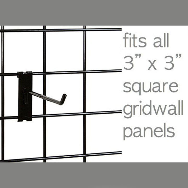 Only Garment Racks 4" Gridwall Hook-25 Pack & 6" Gridwall Hook-25 Pack(Open Box)