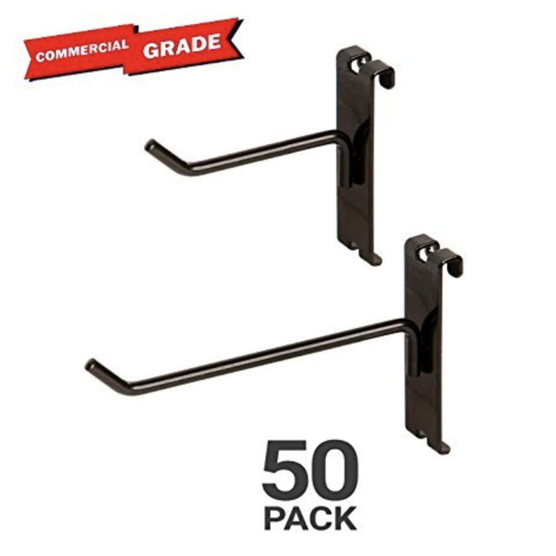 Only Garment Racks 4" Gridwall Hook-25 Pack & 6" Gridwall Hook-25 Pack(Open Box)