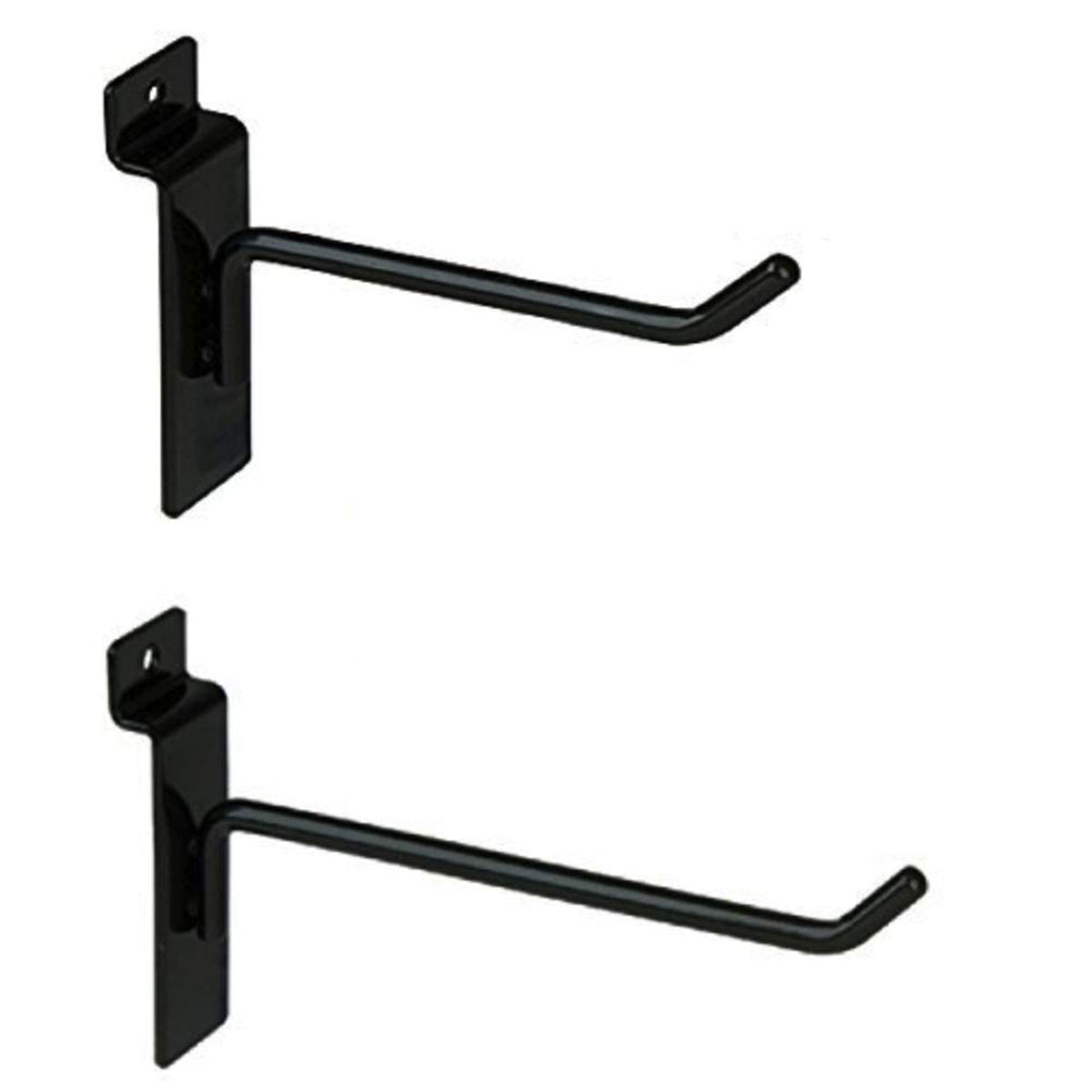 Only Garment Racks Hooks for Slatwall Panels, 4in 25-Pk & 6in 25-Pk (Open Box)