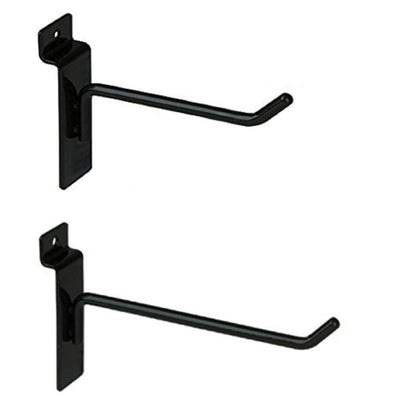Only Garment Racks Hooks for Slatwall Panels, 4in 25-Pk & 6in 25-Pk (Open Box)