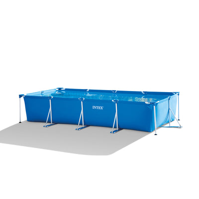 Intex 14ft x 33in Above Ground Backyard Swimming Pool w/ Filter & Chlorine Tabs - VMInnovations