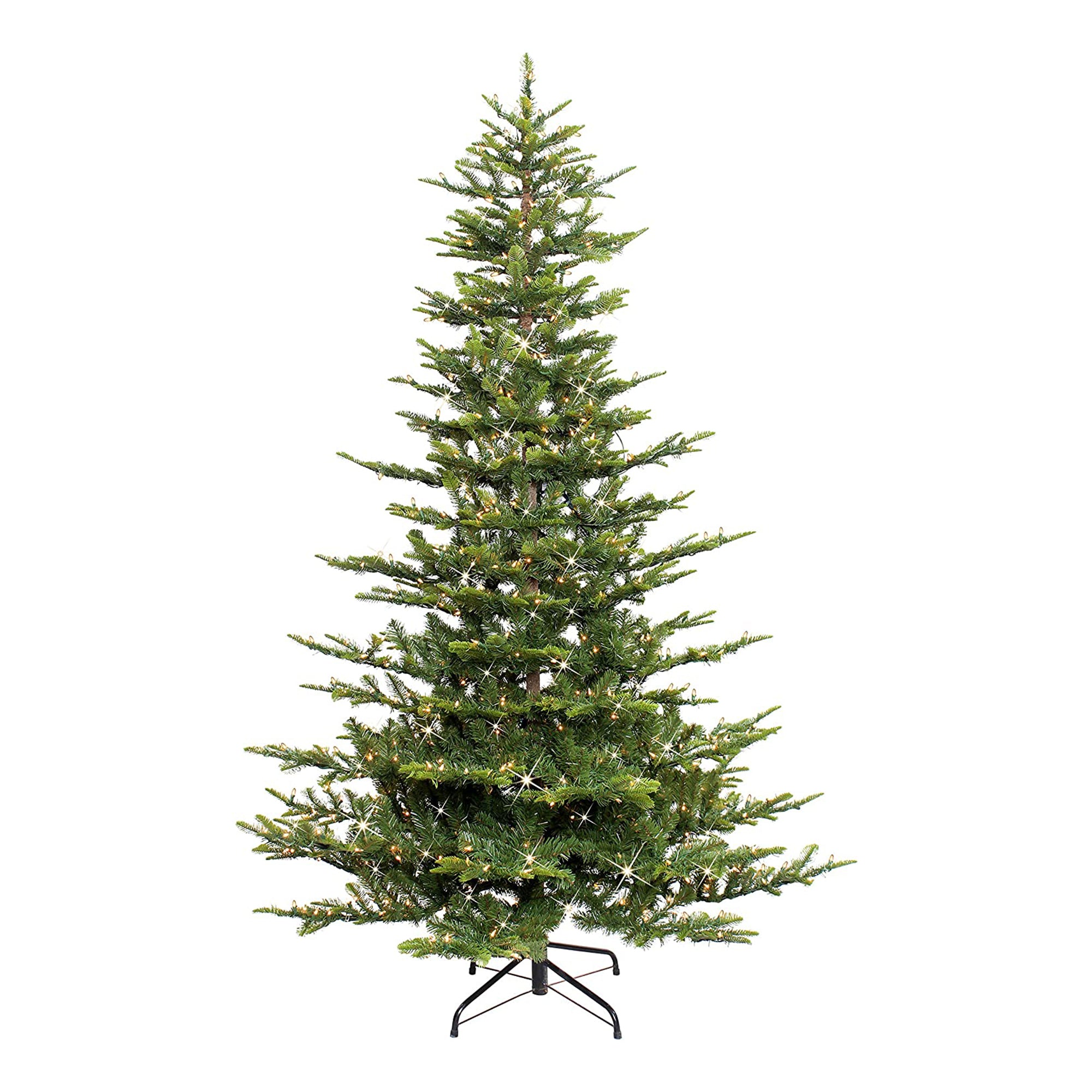 Puleo International 7.5' Pre-lit Christmas Tree w/ 700 Clear Lights, Green(Used) - VMInnovations