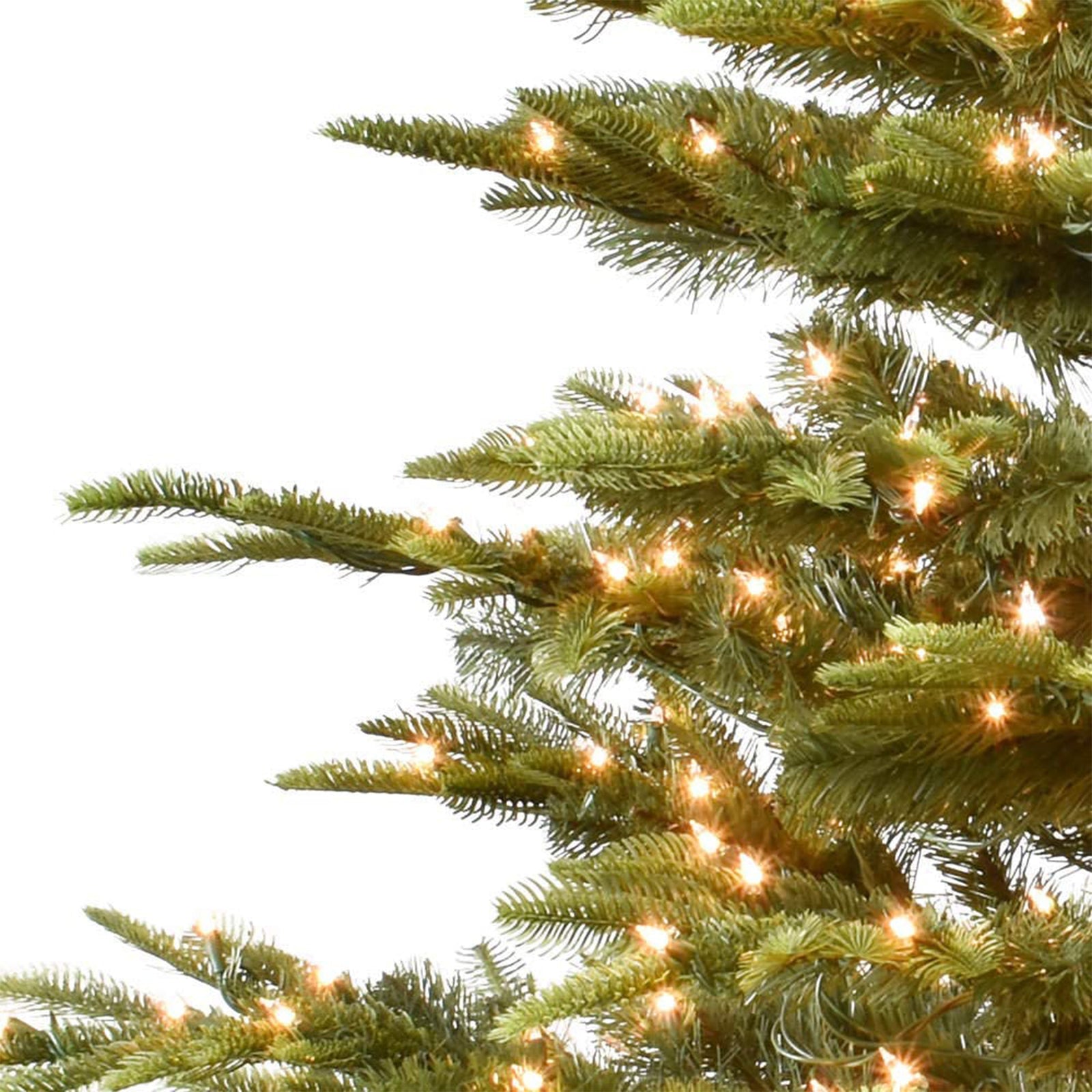 Puleo International 7.5 Ft Pre-lit Tree w/ 700 Clear Lights, Green (Open Box) - VMInnovations