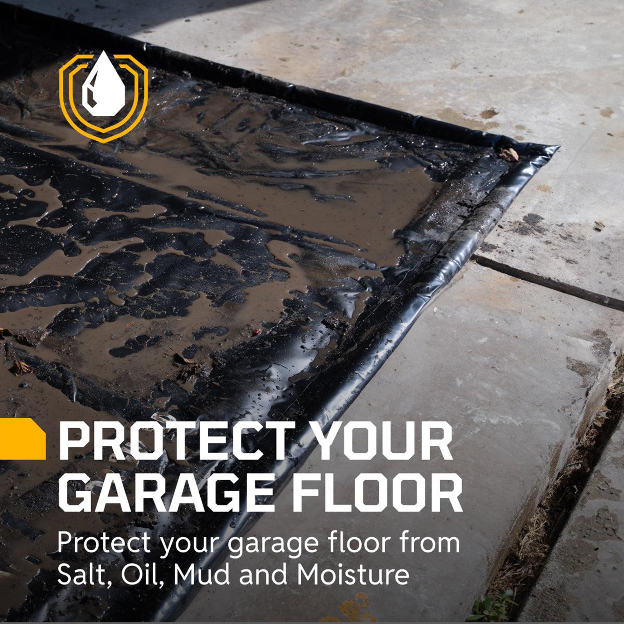 AutoFloorGuard 8.5 Ft x 22 Ft Extra Large Size Garage Containment Mat (Used) - VMInnovations