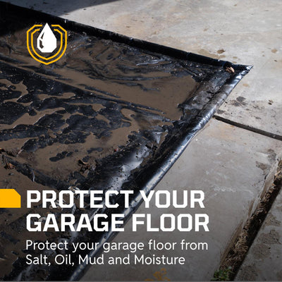 AutoFloorGuard 8.5 Ft x 22 Ft Extra Large Size Garage Containment Mat (Used) - VMInnovations