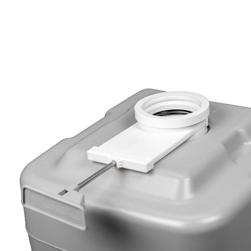 Reliance Flush-N-Go 1020T Portable Toilet with Flush and 5 Gal Waste Tank, White