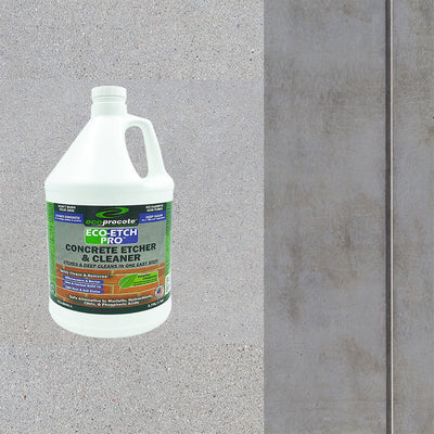 EcoProCote Eco-Etch Pro Concrete Etcher and Cleaner for Optimum Porosity, 1 Gal