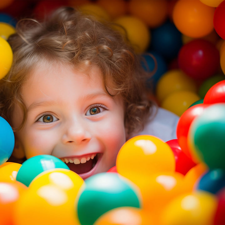 Fitness 2.3 In Crush Proof Play Pit Balls w/ Storage Bag, Multicolor (Used) - VMInnovations