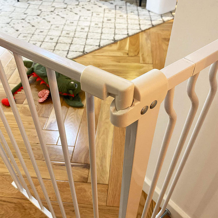 BalanceFrom Walk Thru Auto Close Hold Open Baby Safety Gate, (Open Box)
