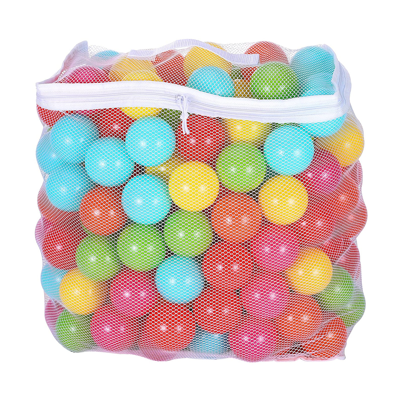 BalanceFrom Fitness 2.3 In Crush Proof Play Pit Balls w/ Storage Bag, Multicolor - VMInnovations
