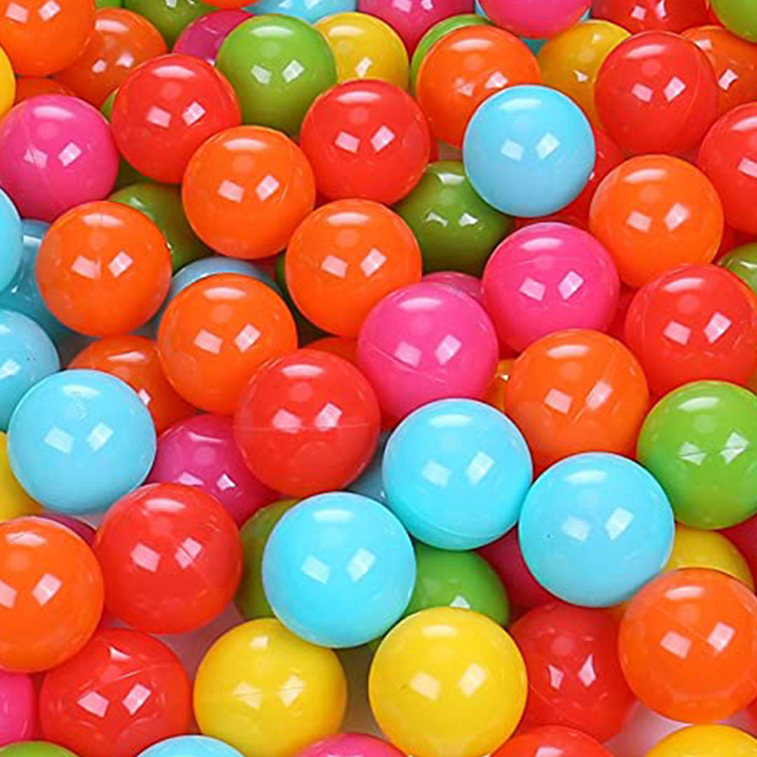 BalanceFrom 2.3" Crush Proof Play Pit Balls w/ Storage Bag, Multicolor(Open Box) - VMInnovations