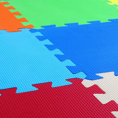 BalanceFrom 9 Color Extra Thick Interlocking Puzzle Foam Mats, 36 (Used)