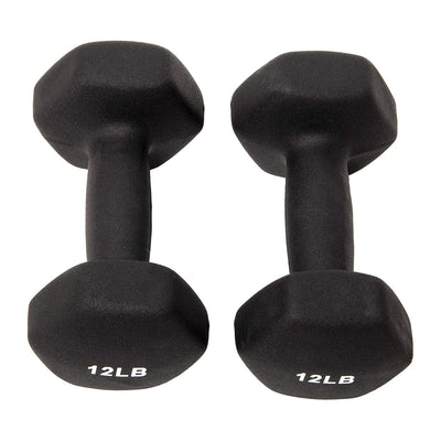 Sporzon! Neoprene Coated 3 Pairs Dumbbell Weight Set w/ Stand (Open Box) - VMInnovations