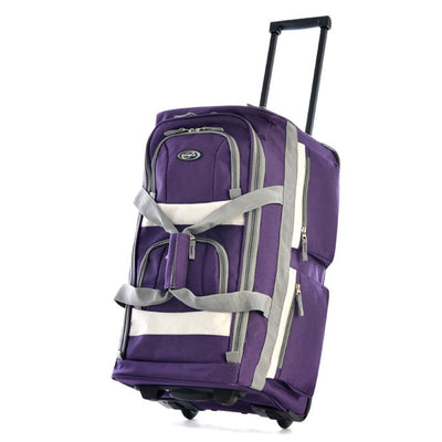 Olympia 26 Inch 8 Pocket Rolling Duffel Bag w/ Retractable Handle (Used)