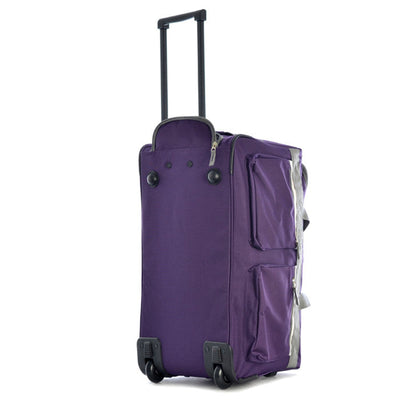 Olympia 26 Inch 8 Pocket Rolling Duffel Bag w/ Retractable Handle, (Open Box)