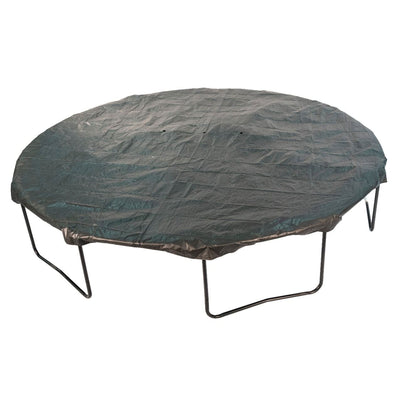 JumpKing ACC-WC15PE 15 Foot Polyethylene Round Trampoline Weather Cover, Black