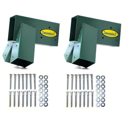 Eastern Jungle Gym Steel Easy 1-2-3 A Frame Steel Swing Set Bracket (2 Pack)