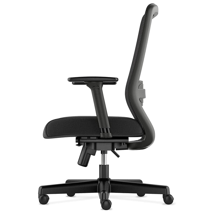 Mesh High Back Task Chair with Lumbar Support and Seat Glide, Black (For Parts)