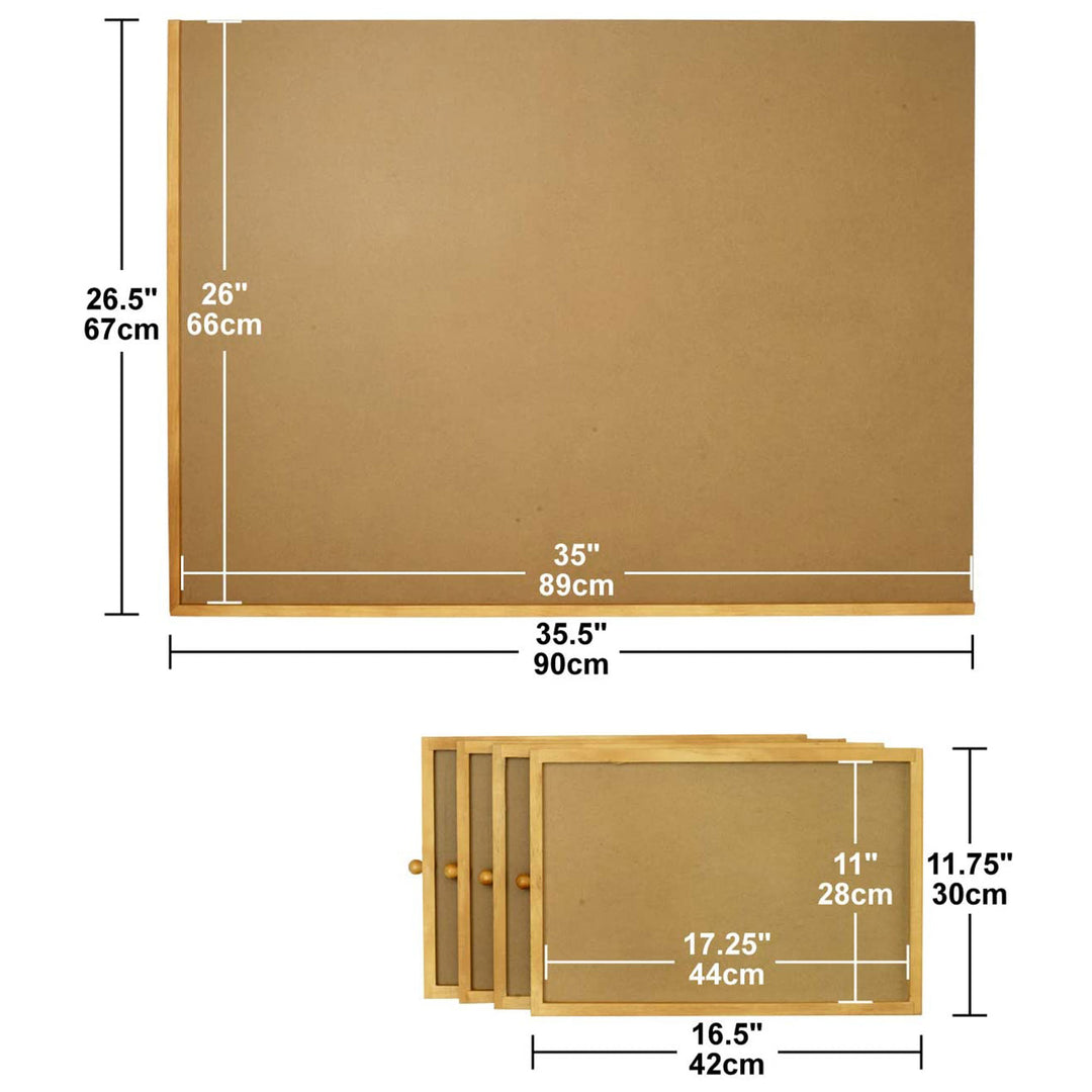 Bits & Pieces Jumbo 1500 Piece Puzzle Plateau w/ Storage Drawers, 26 x 35"(Used) - VMInnovations