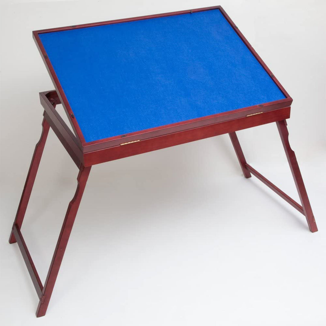 Bits and Pieces Fold & Go Tilt Up Wooden Jigsaw Puzzle Table, 25 x 34 (Open Box)