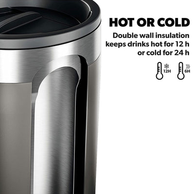 Dometic Thermo 11 Oz Stainless Steel Insulated Vacuum Sealed Tumbler, (Open Box) - VMInnovations