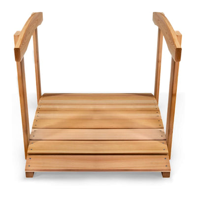 All Things Cedar 3 Foot Natural Bridge with Side Rails (Open Box)