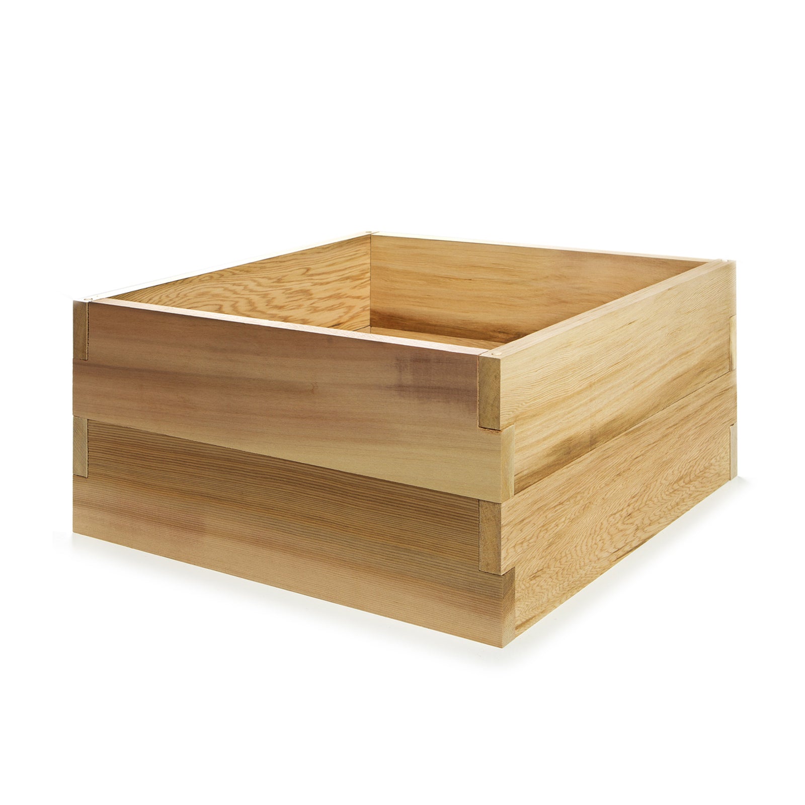 All Things Cedar 2 Foot Square 2 Tier Raised Garden Box, Western Red Cedar Build - VMInnovations
