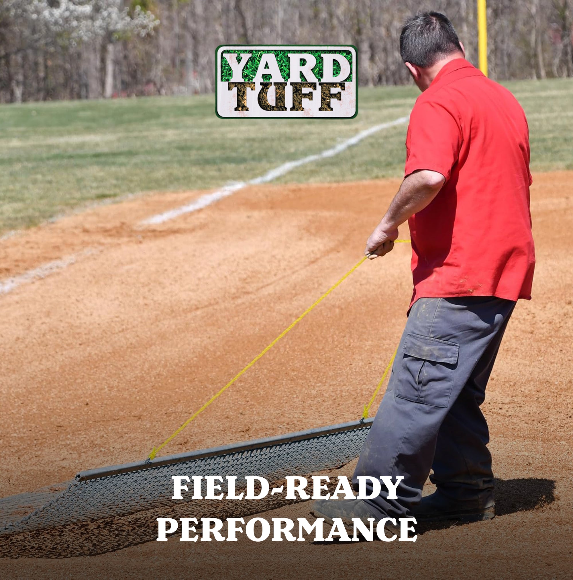 Yard Tuff 35HPDM ATV/UTV 3 x 5 Foot Zinc & Steel Field Surface Leveling Drag Mat - VMInnovations