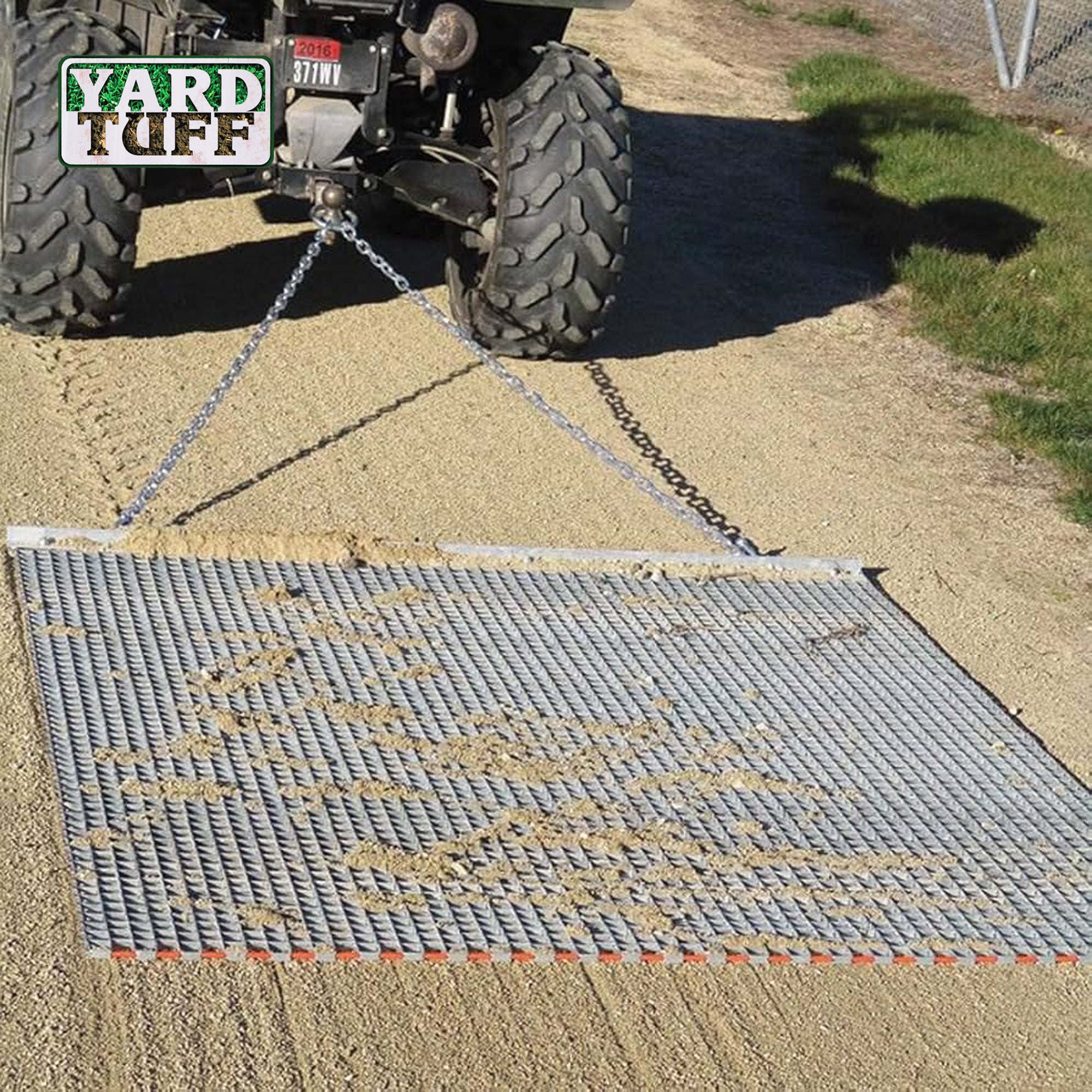Yard Tuff 35HPDM ATV/UTV 3 x 5 Foot Zinc & Steel Field Surface Leveling Drag Mat - VMInnovations