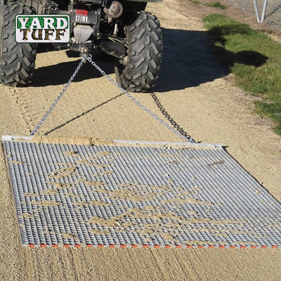 Yard Tuff 35HPDM ATV/UTV 3 x 5 Foot Zinc & Steel Field Surface Leveling Drag Mat - VMInnovations