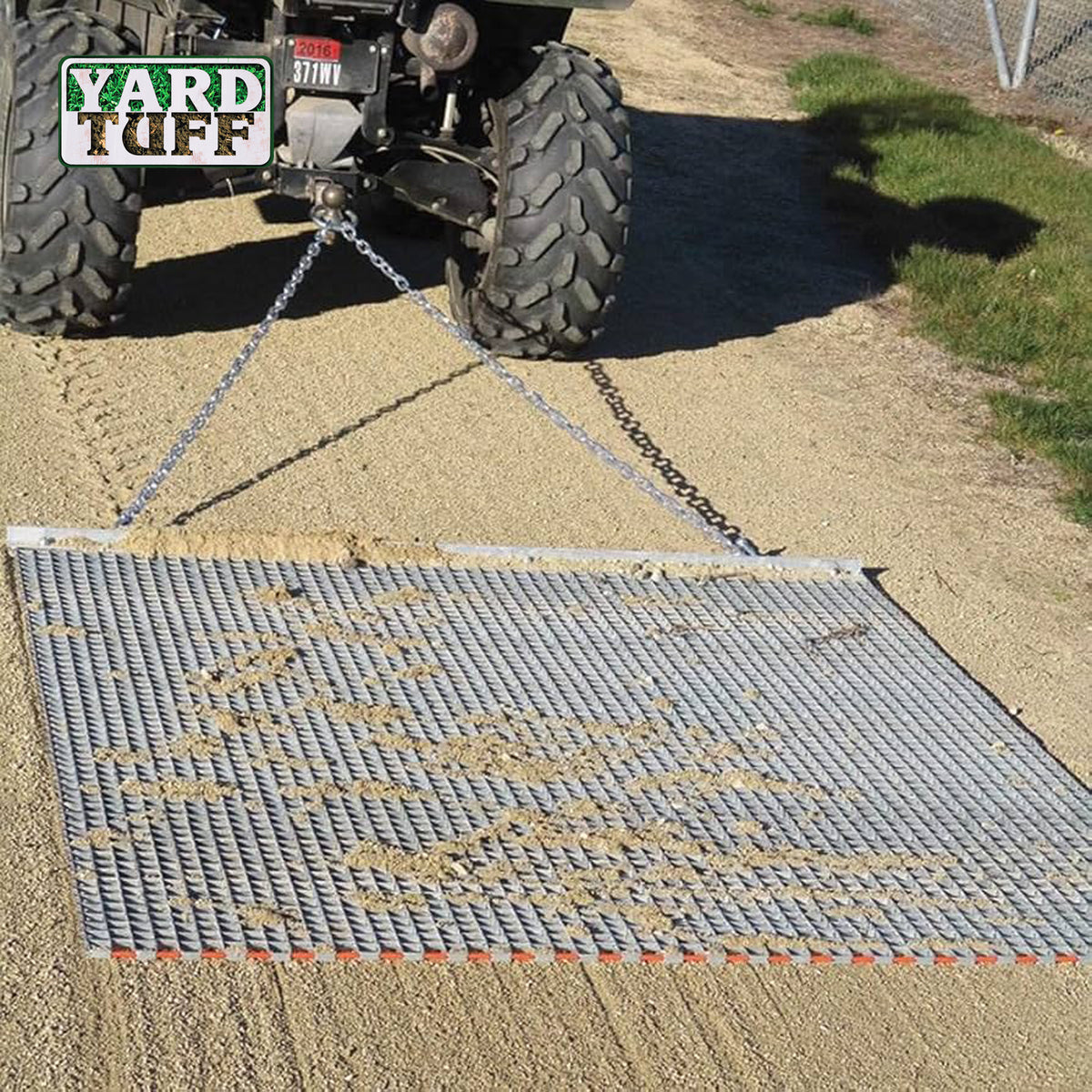 Yard Tuff ATV/UTV 3 x 5 Foot Zinc & Steel Field Leveling Drag Mat (Open Box)