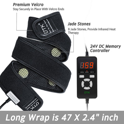 UTK Infrared Wrist, Arm and Ankle Pain Relieving Heating Wrap with Jade Stones