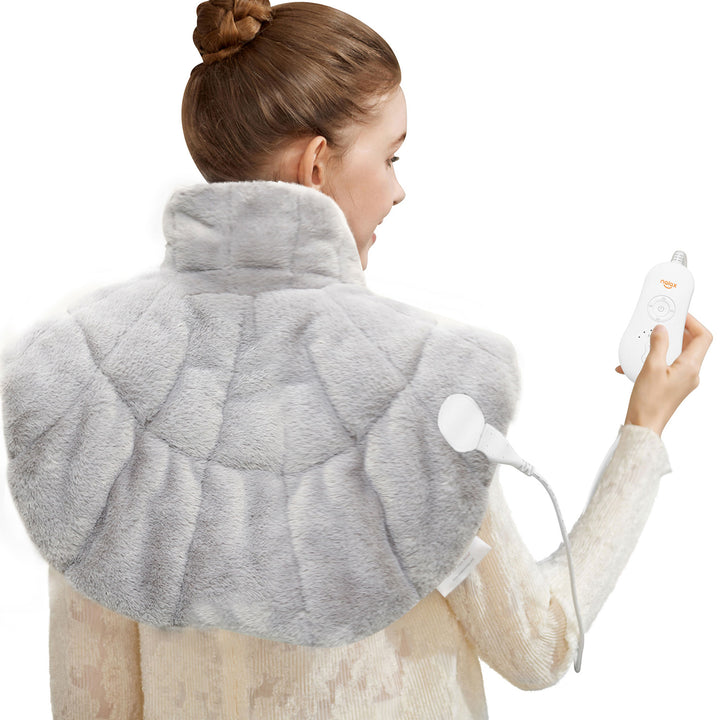 Nalax Neck & Shoulders Pain Relief Heating Pad Wrap w/6 Heat Levels (Open Box) - VMInnovations