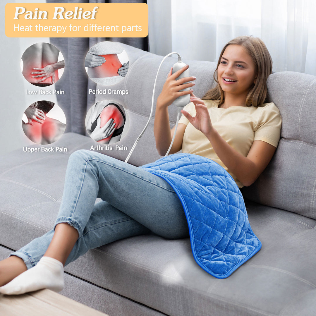 Nalax Weighted Electric Heating Pad w/Wired Controller (Open Box)