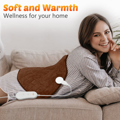 Nalax Lower Back Heating Pad w/ Adjustable Strap and Auto Shut Off (Open Box) - VMInnovations
