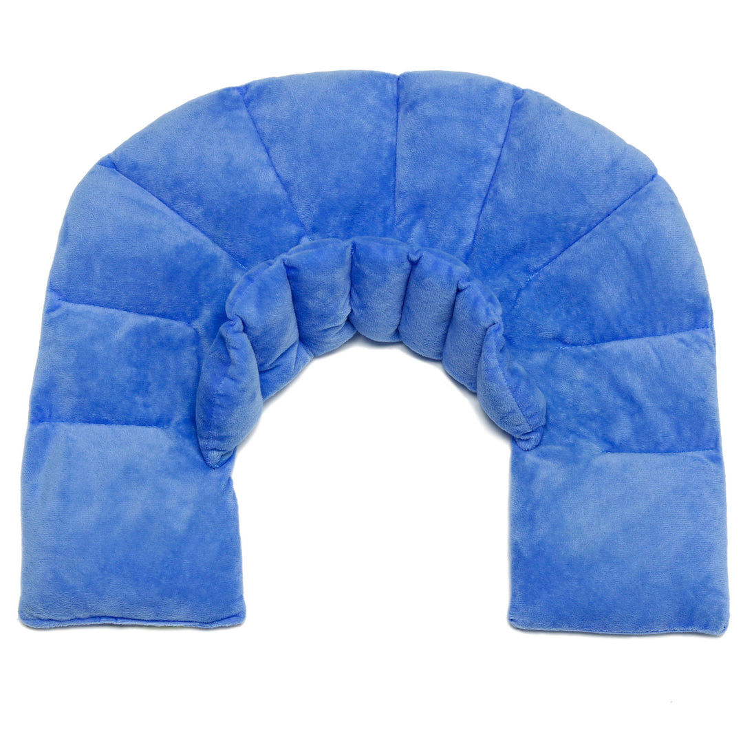 Nalax Neck & Shoulder Microwave Heating Pad w/Lavender Aromatherapy, Blue (Used)