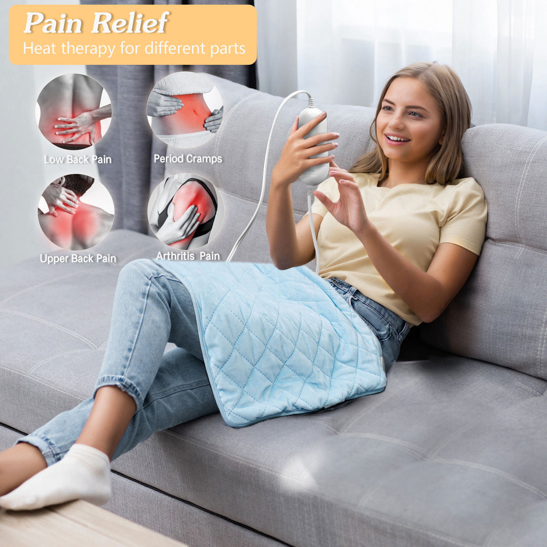 nalax Electric Microfiber Blanket w/Tourmaline Beads & Jade Stones, XL (Used) - VMInnovations