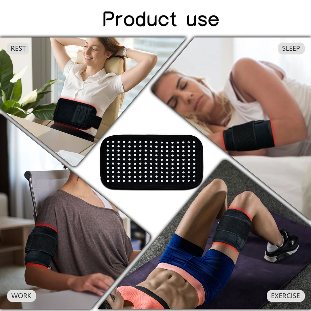 UTK 660nm Red & 850nm Infrared Body Light Therapy Belt w/ Auto Shutoff(Open Box) - VMInnovations