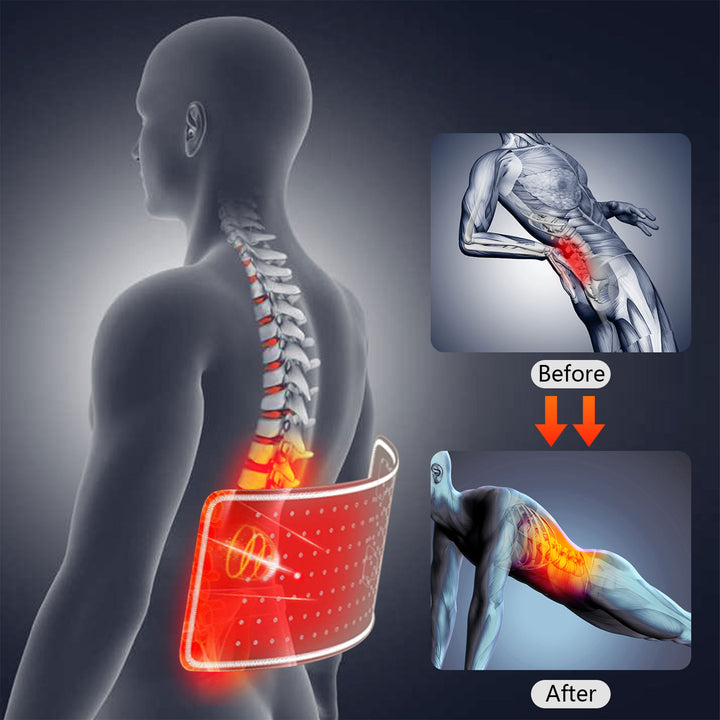 UTK 660nm Red & 850nm Infrared Body Light Therapy Belt w/ Auto Shutoff(Open Box) - VMInnovations