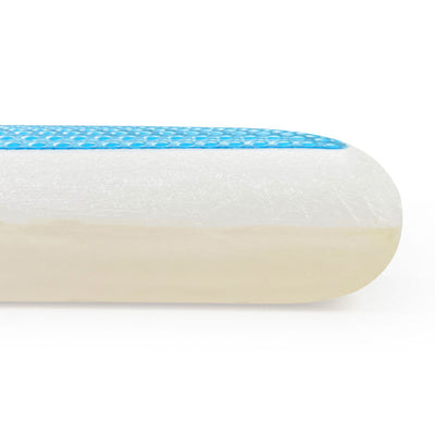Classic Brands Medium Firm Reversible Cool Gel Memory Foam Pillow, Standard Size
