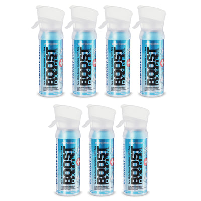 Boost Oxygen 3L Pocket Sized Canned Oxygen with Mouthpiece, Peppermint (7 Pack) - VMInnovations