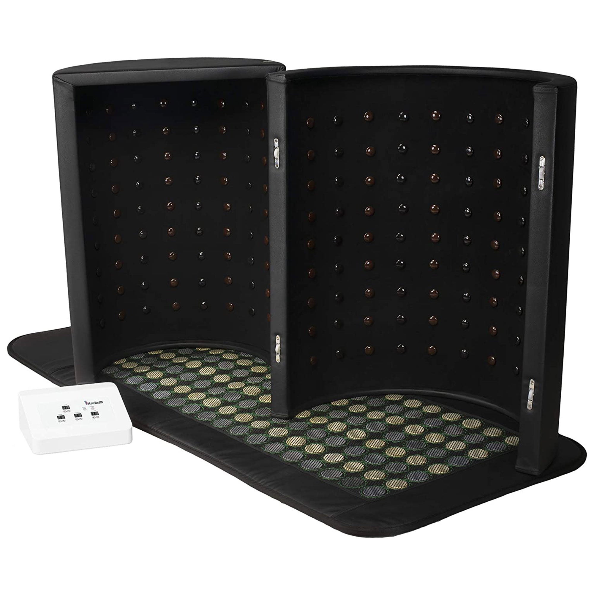 1Love Health Luxor Zero 360 Degree Far Infrared Sauna Dome with Mat and Stones