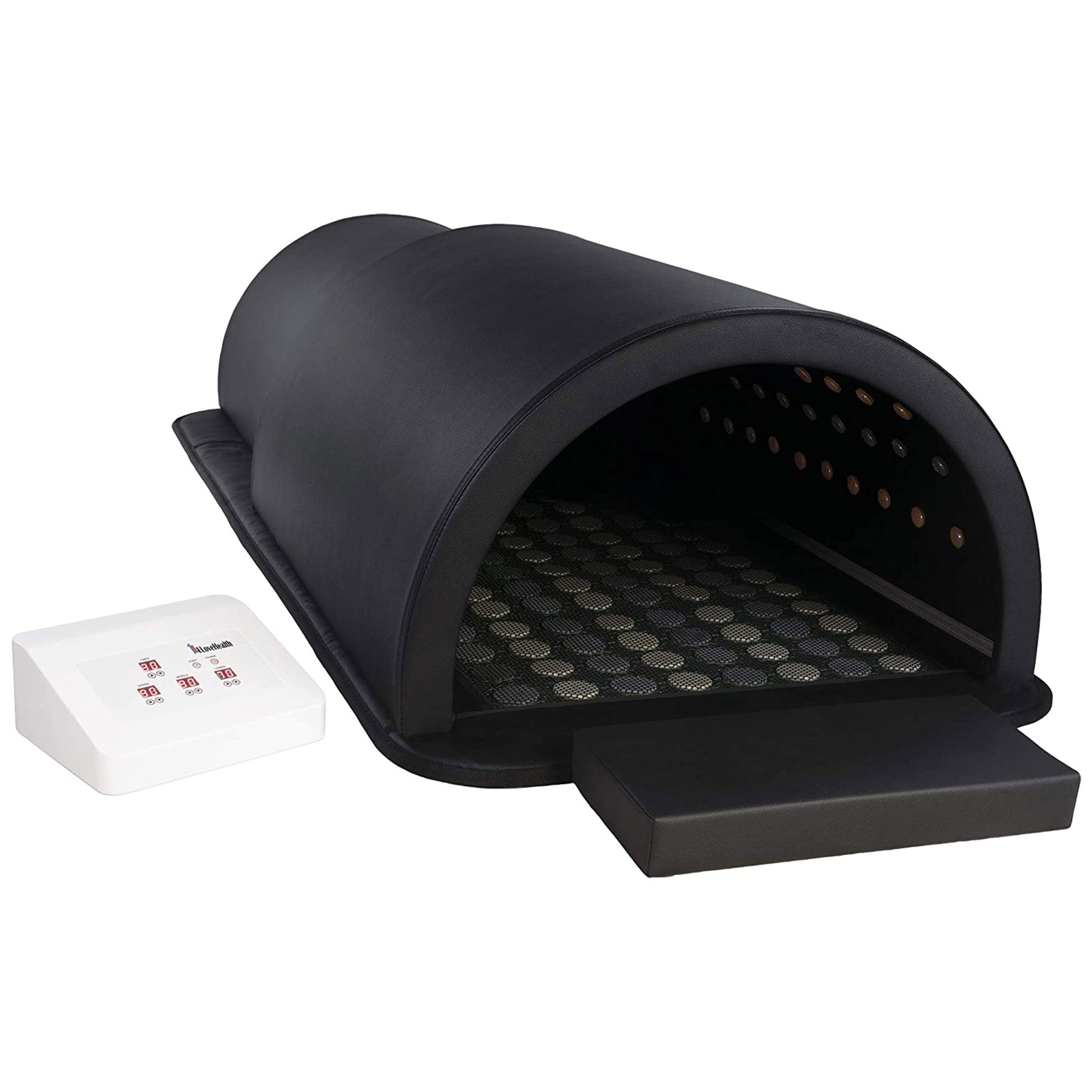 1Love Health Luxor Zero 360 Degree Far Infrared Sauna Dome with Mat and Stones
