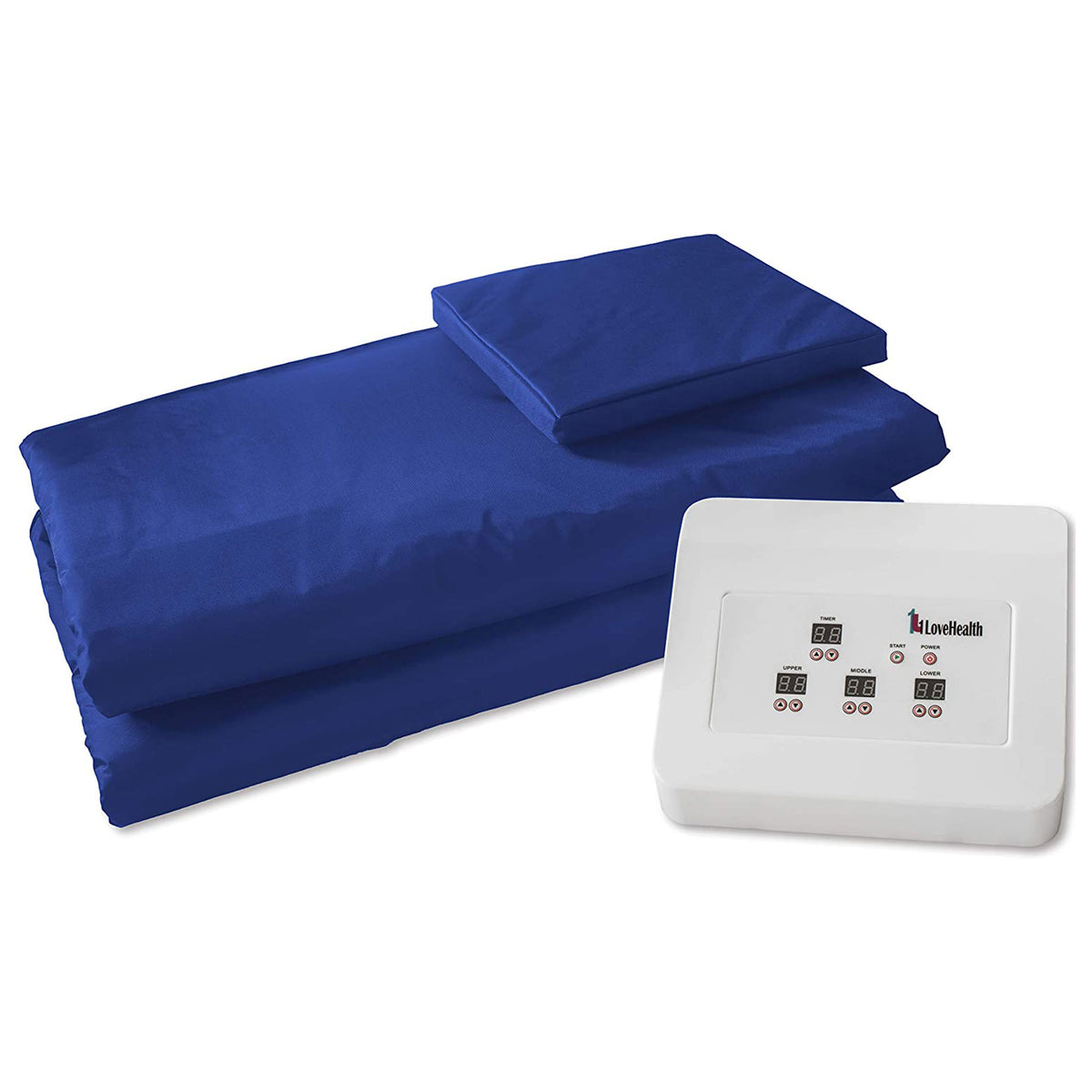 1Love Waterproof Nylon Fabric Sauna Blanket with Complete Durable Coverage, Blue