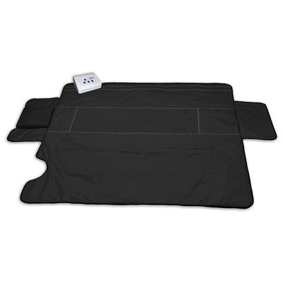 1Love Health Professional Grade Nylon Far Infrared ZERO EMF Sauna Blanket, Black