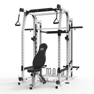 Marcy SM-7362 Pro Smith Machine Home Gym System for Full Body Training, Black