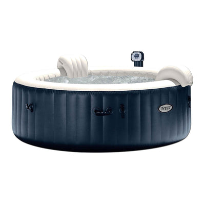 Intex PureSpa Inflatable Bubble Jets 6 Person Hot Tub and Drink Tray (2 Pack)