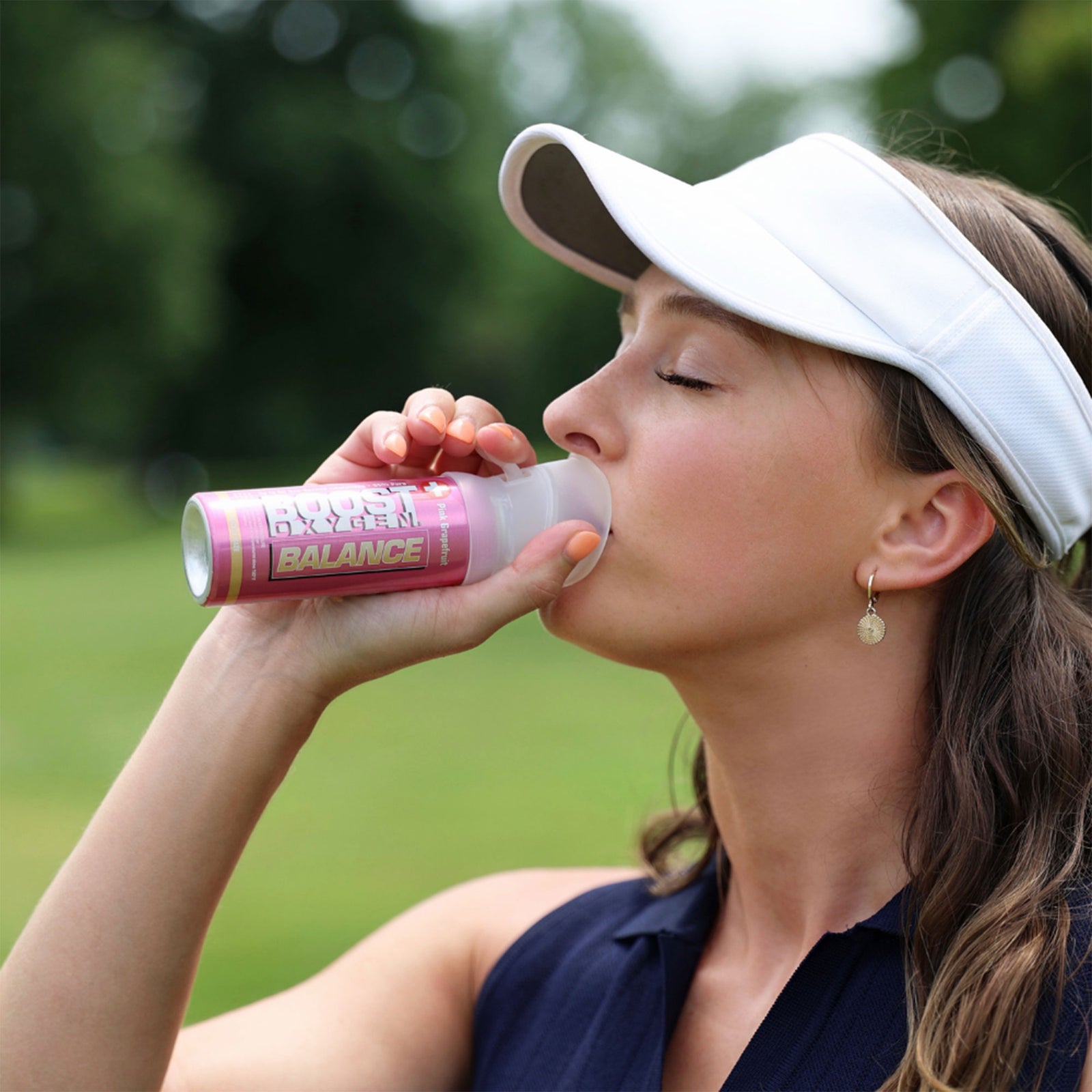 Boost Oxygen Pocket Sized Canned Oxygen w/ Mouthpiece, Pink Grapefruit (4 Pack) - VMInnovations